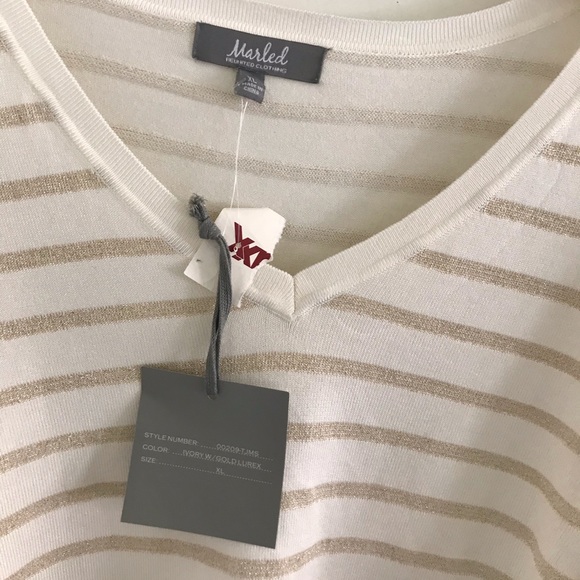 NWT Marled sweater pullover top size XL - Picture 3 of 4